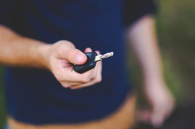 Holding a car key with criminal convictions